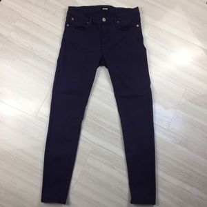 Hudson 28 Krista Ankle Purple Stretch Jean